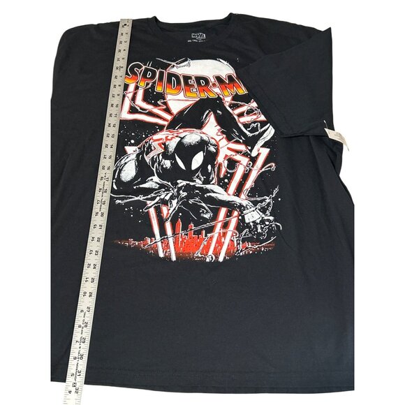 Marvel Spider-Man Graphic T-Shirt 3XL Black 100% Cotton Comic Superhero - Picture 5 of 5